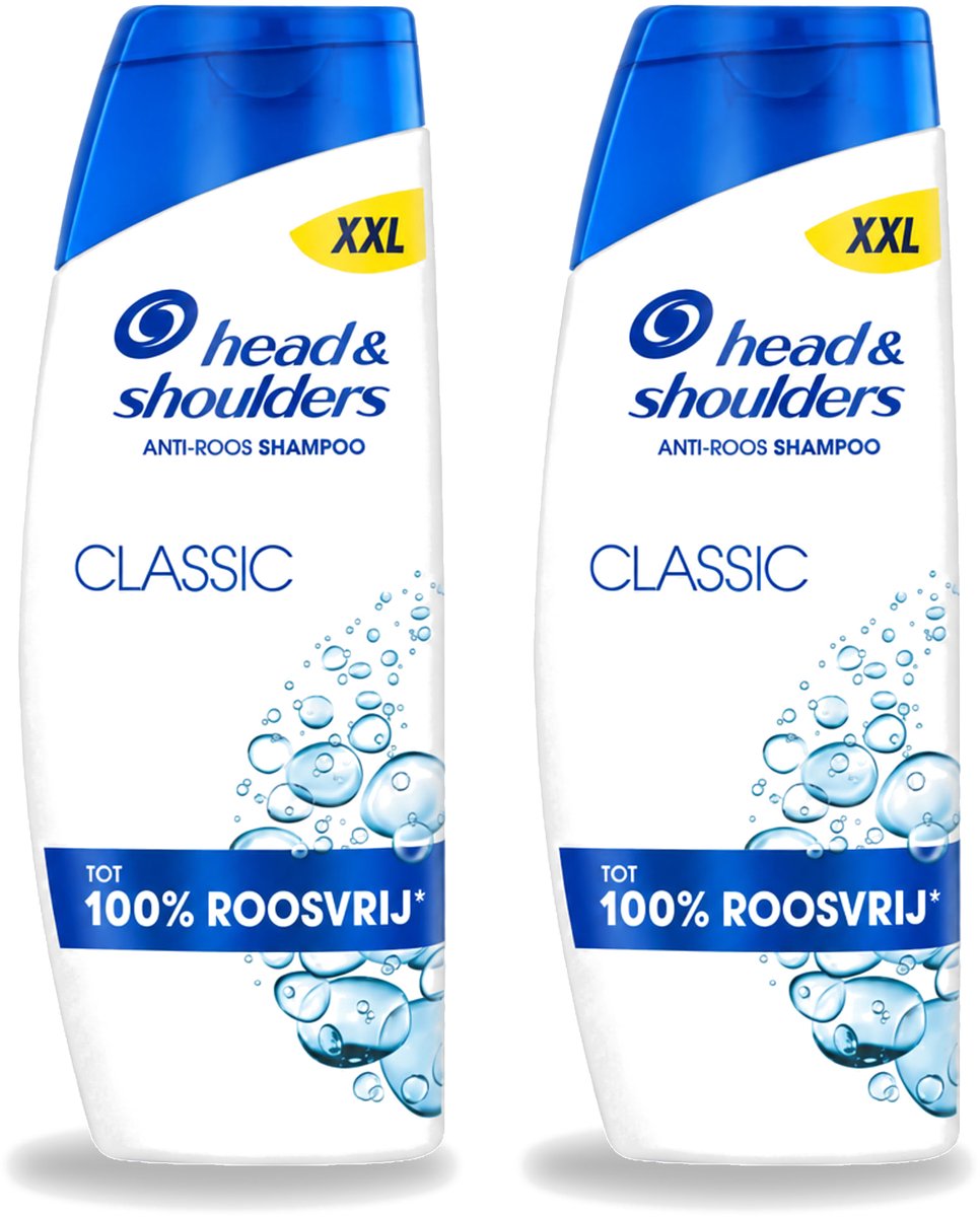 2 x Head & Shoulders – Shampoo – Classic – 625 ml - Voordeelverpakking - 2 stuks