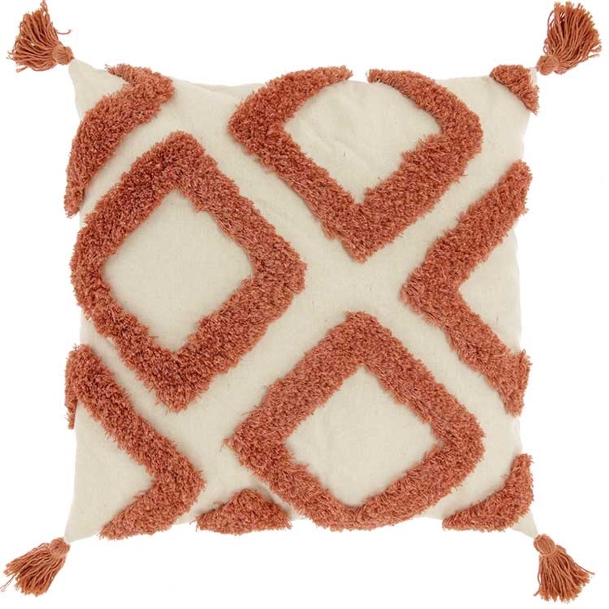 Unique Living Kussen Cruz - 45x45cm - Rood