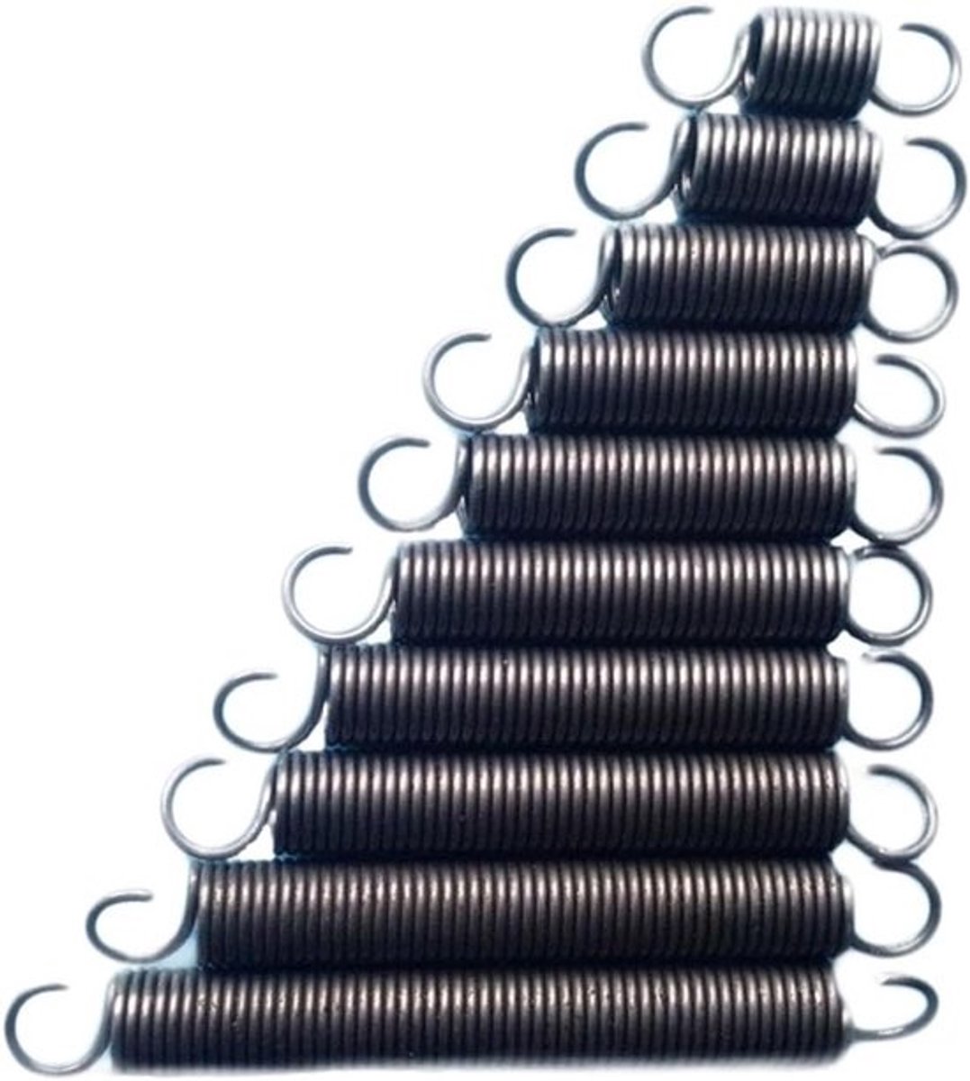 Trekveren - Stalen haakveer - Huishoudelijke apparaten - Verenstaal - 1.0 x 8 x 260mm - One Color