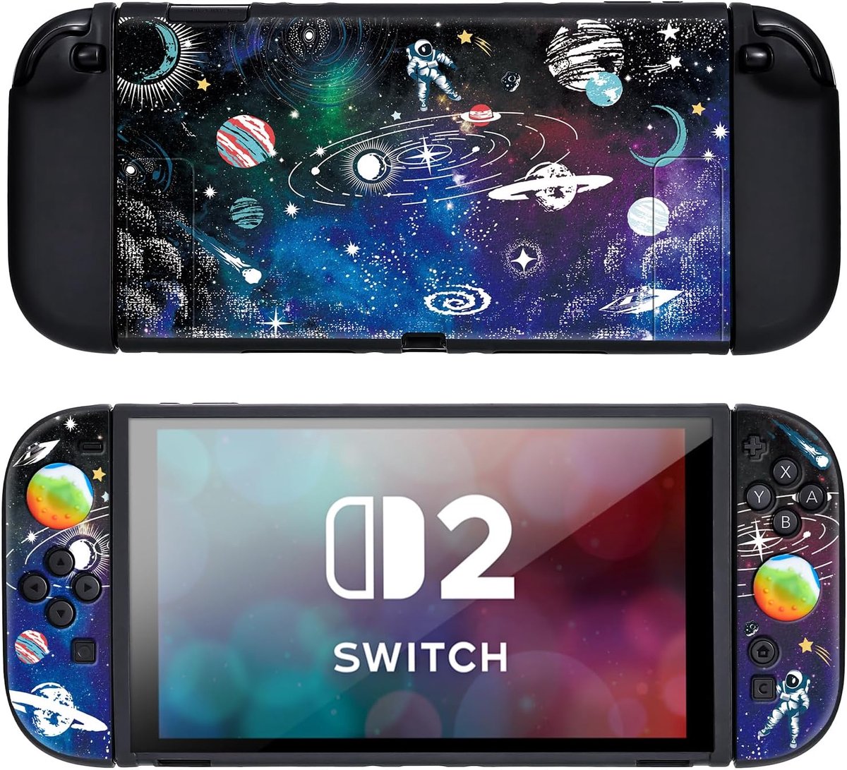 DLseego Hoesje Compatibel met Switch 2, Slank Zacht Shell Dockable TPU Case Anti-kras en Shock-Absorptie Beschermende - ShopVlot