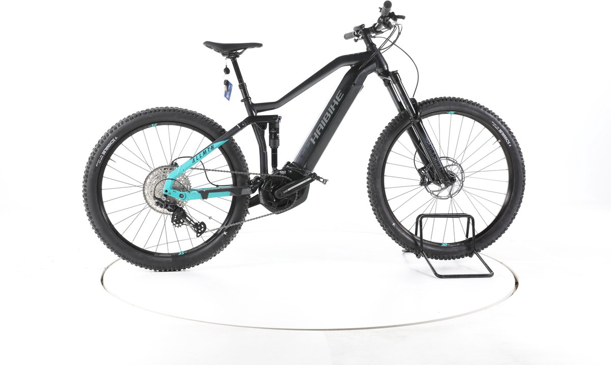 Haibike AllMtn 1 Elektrische full-suspension mountainbike Yamaha Accu 630Wh zwart