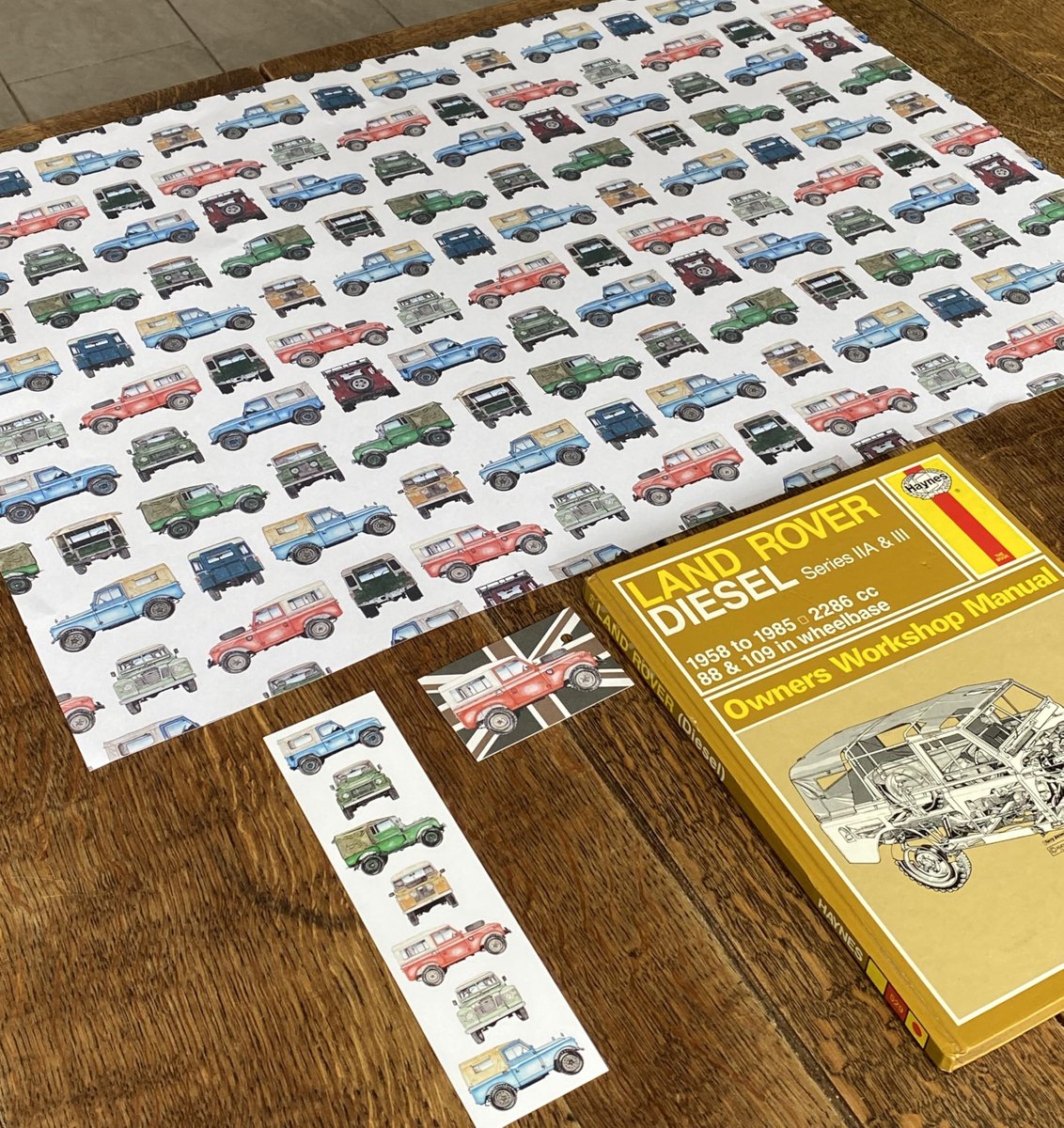 4 x 4 Off Roader geschenkverpakking - recyclebaar inpakpapier - klassiek design - ideaal voor autoliefhebbers - ShopVlot