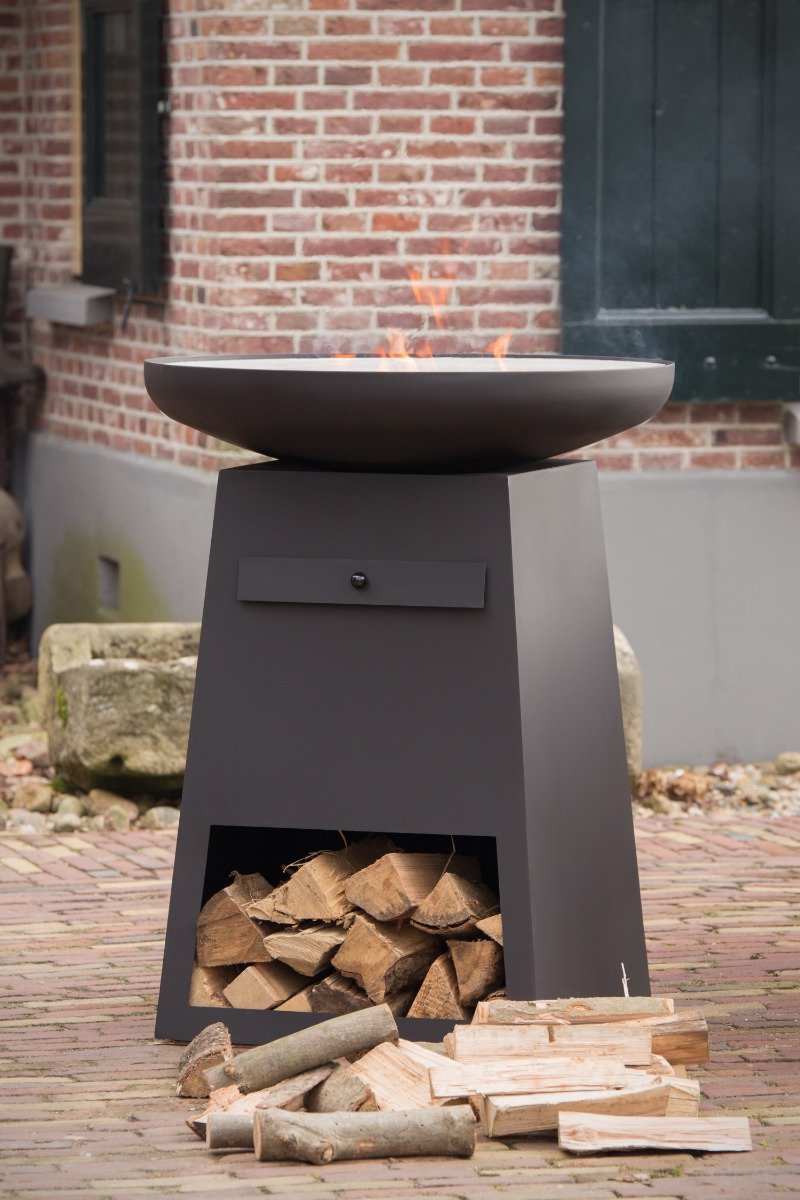 RedFire Orion Fire Bowl - Ø 80 cm - Black
