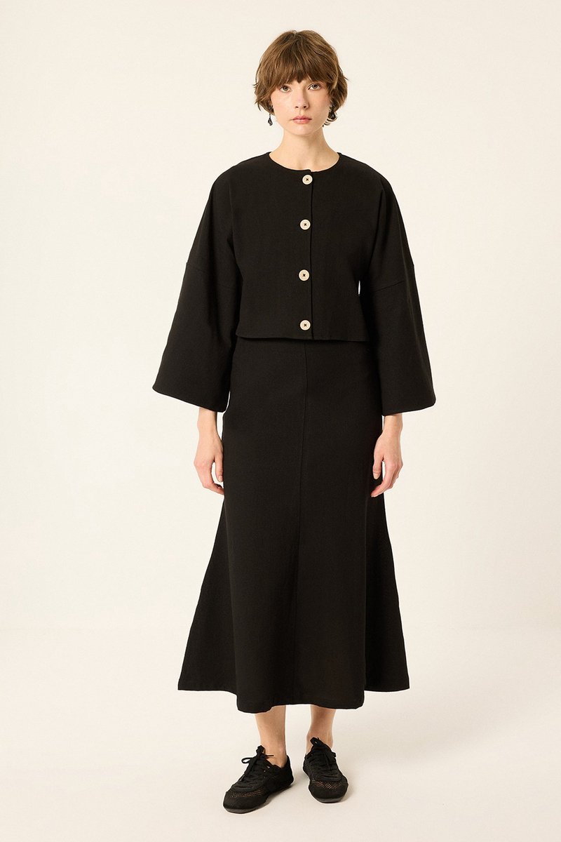 Touché Privé - Set van jasje en rok - Zwart - Dames