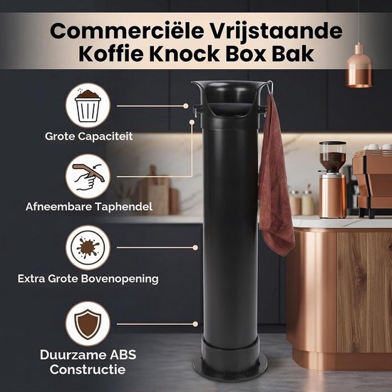 Praktische koffiedikbak voor koffiemolens, ideaal voor restaurants en thuiskeukens, eenvoudig te reinigen en duurzaam — afbeelding 3