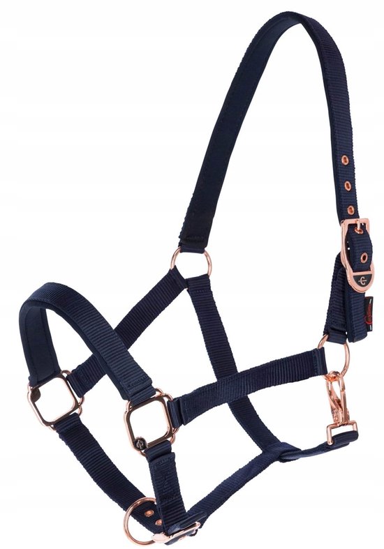 Covalliero Classy Blauwe Halster voor Shetlander Paarden Covalliero Classy Blauwe Halster voor Shetlander Paarden