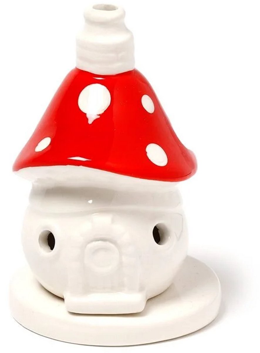 Puckator Fairy Paddenstoelenhuis Wierookbrander - Keramiek - Fantasie - Backflow