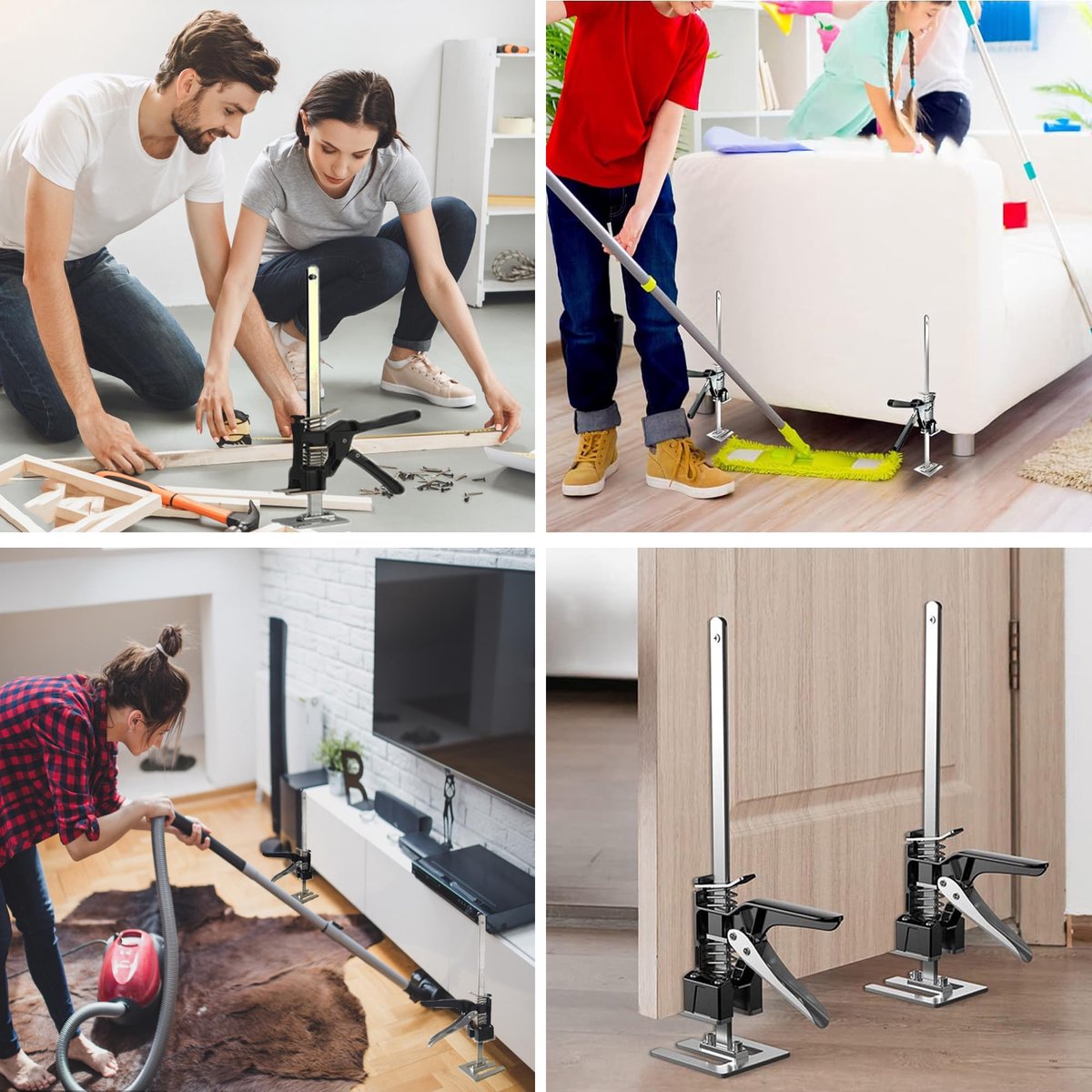 Arm handgereedschap 2STKS - 38cm hoogteregelaar - arbeidsbesparend - ideaal voor deur- en paneellift - ShopVlot