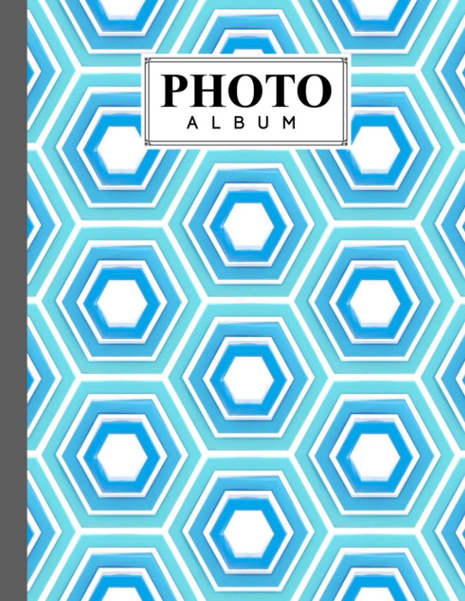 Fotoalbum groot - hexagonen ontwerp - extra veel ruimte - perfect voor familie en reizen - ShopVlot