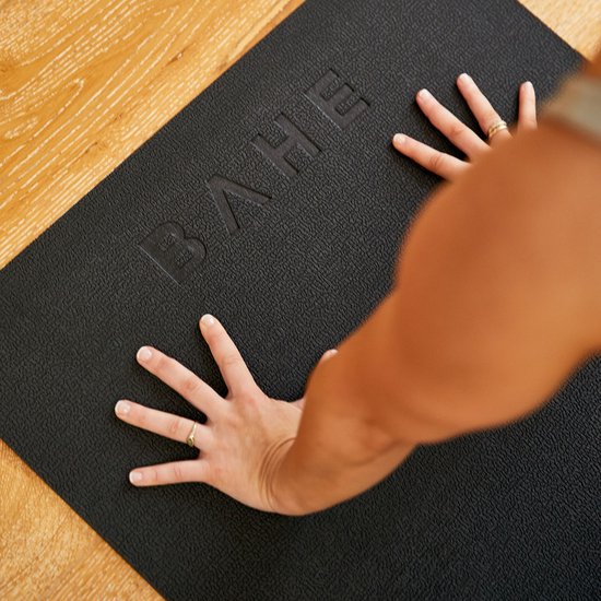 BAHE - Studio Pilates Mat - Yogamat 5mm - Pilatesmat met structuur - Yoga Mat Anthracite van Bahe — afbeelding 5