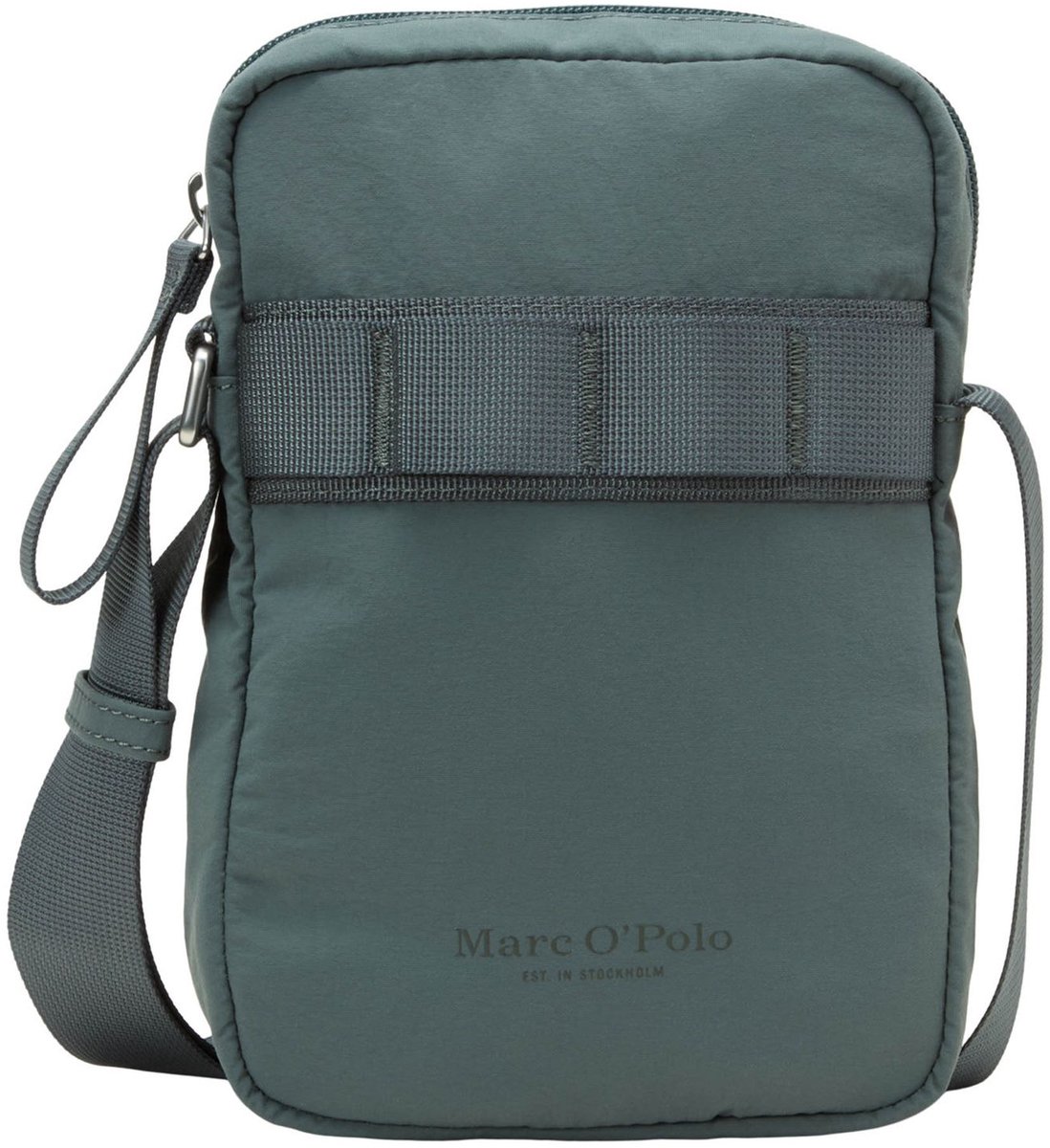 Marc O'Polo schoudertas Lore Crossbody Bag Skipping Stone blauwgrijs