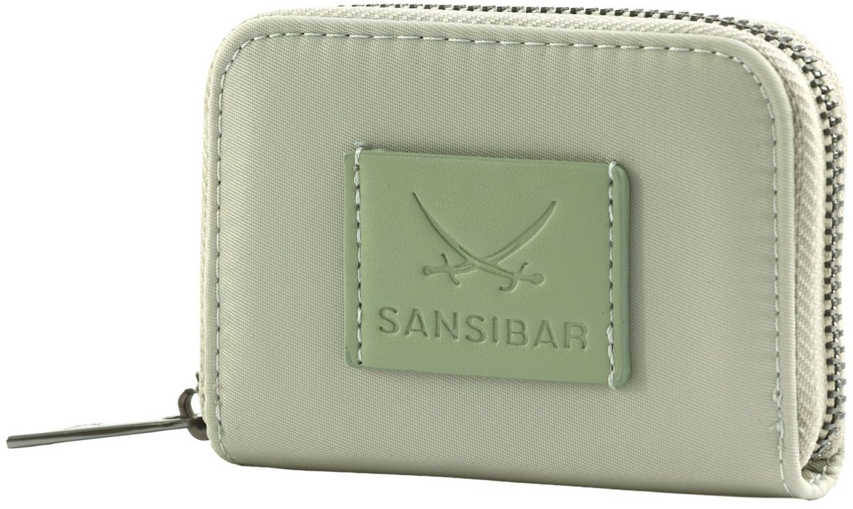 Sansibar kaarthoes Zip Wallet Khaki groengrijs