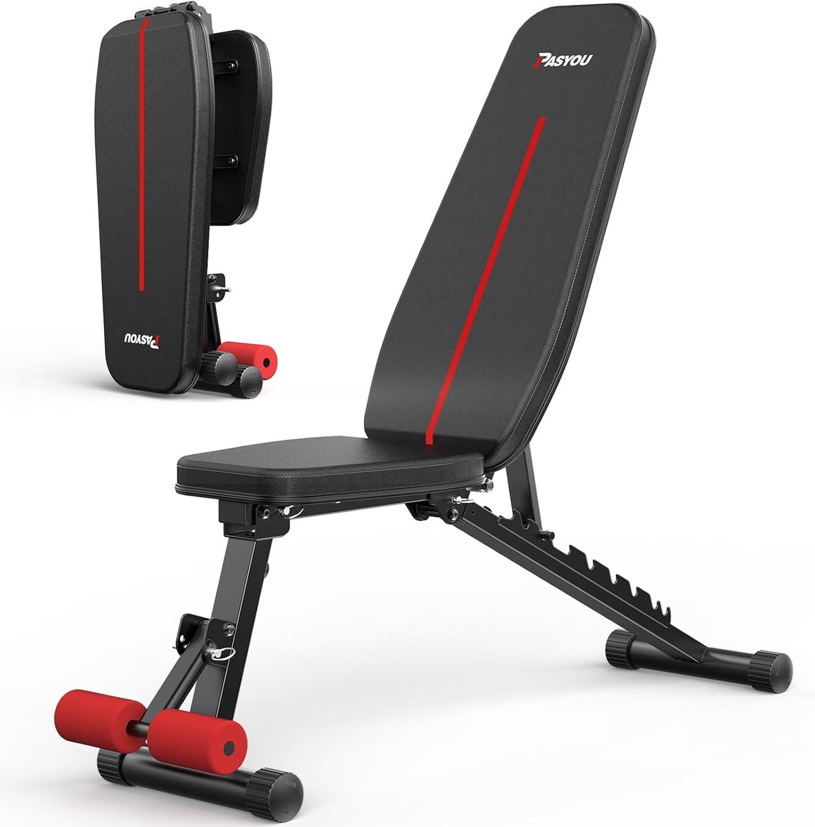 Verstelbare Halterbank – 10 Posities, Opklapbaar, 90° Rugleuning, Belastbaar tot 150 kg