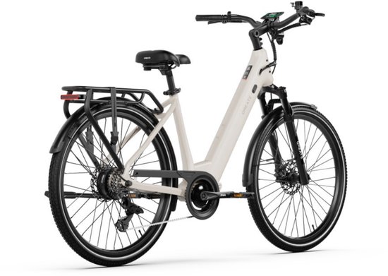 QREATE City Pro - E-bike - Lage Instap - 27.5 Inch - 250W Motor - 7 Versnellingen - 100 km Actieradius - Hydraulische Schijfremmen - Grijs — afbeelding 2