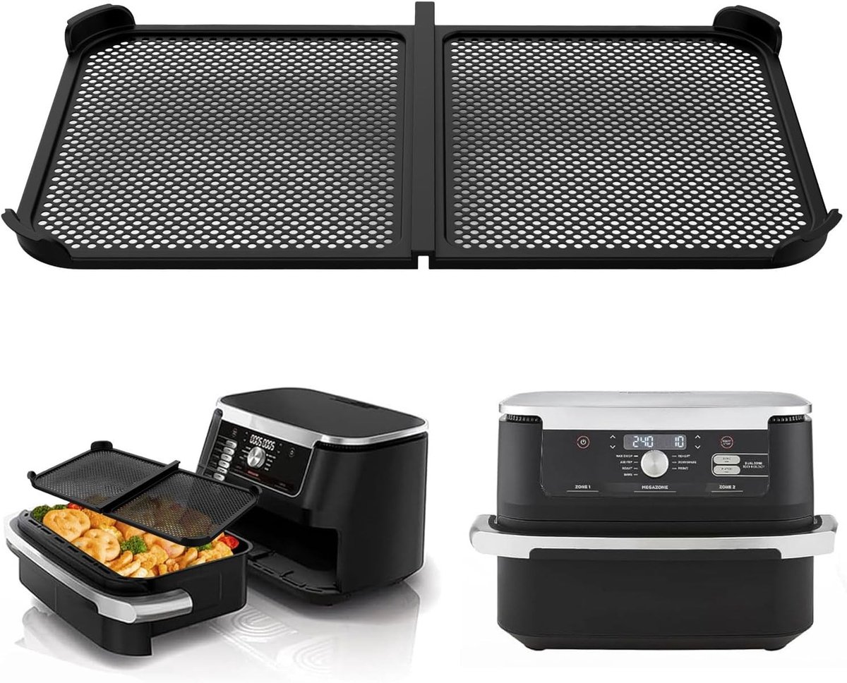 Siliconen spatdeksel voor 10.4 L Airfryer, accessoires voor airfryer, bescherming tegen spatten, kookgerei voor gezonder frituren