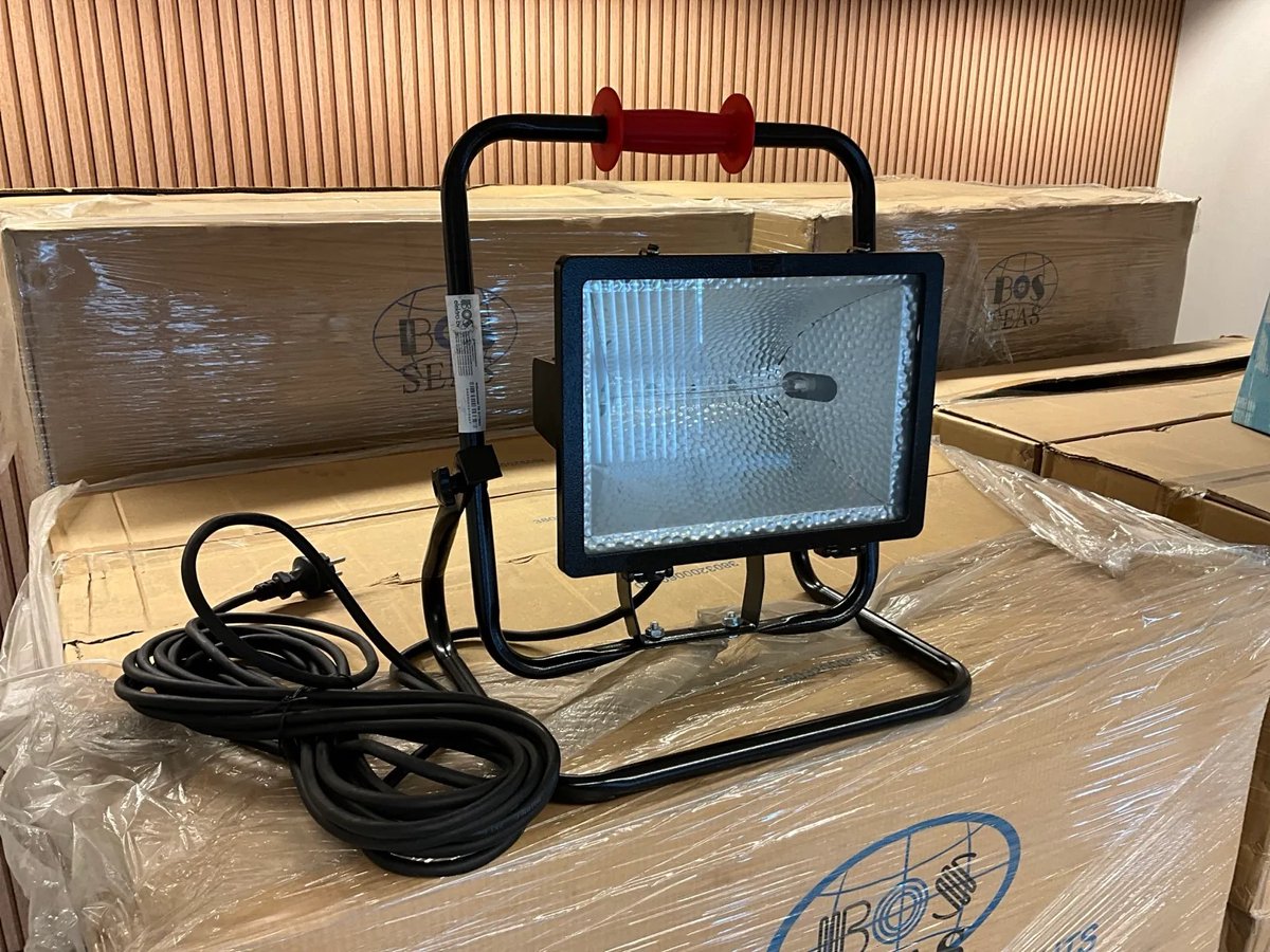 1000W Halogeenschijnwerper, bouwverlichting, BOS