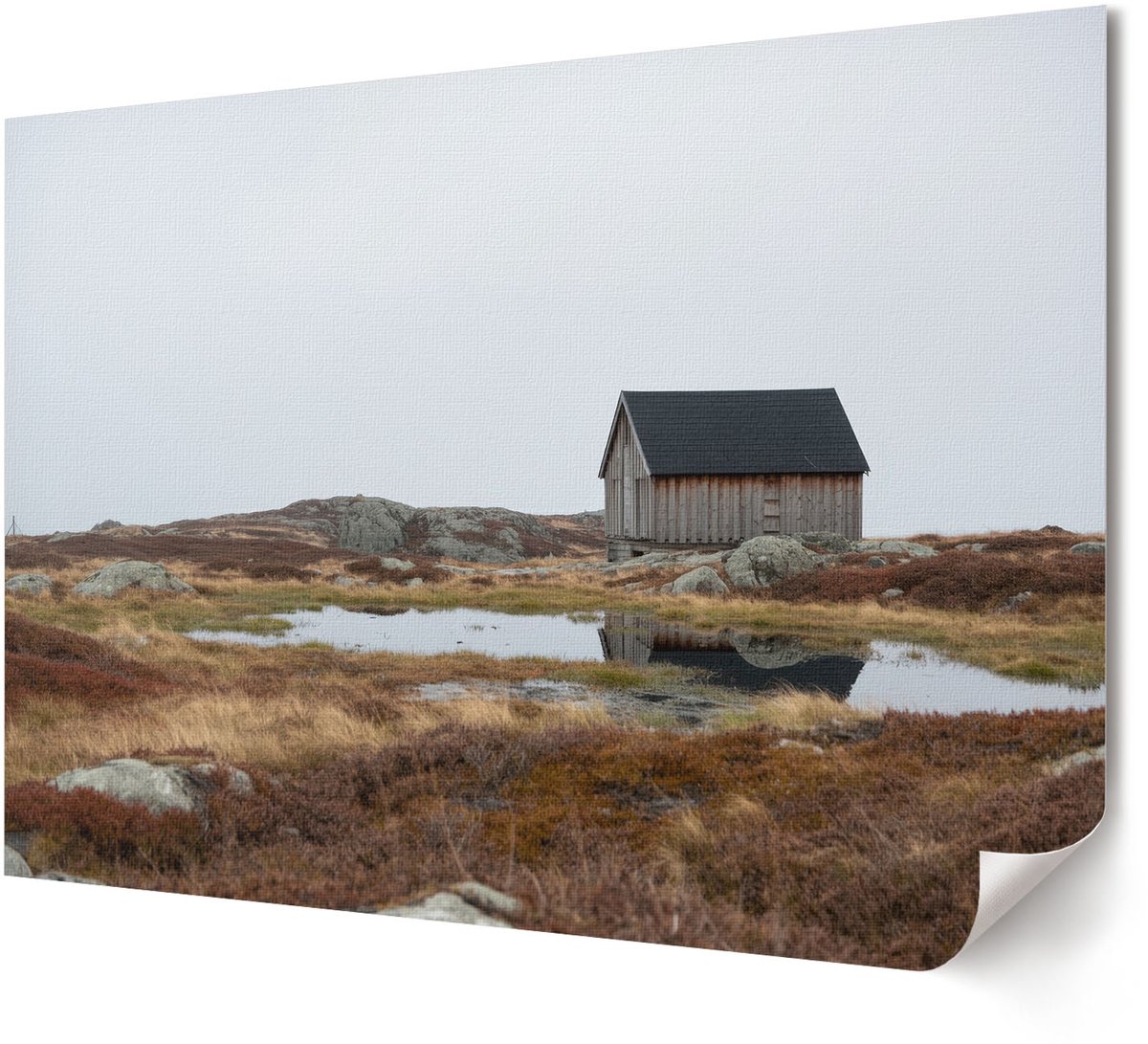 Coloray Polycanvas Wandposter - Zwarte Viool, Fotografie - A4 - Zwart Kunst - Rechthoek - Canvasposter - Woonkamer, Slaapkamer, Kantoor - Modern