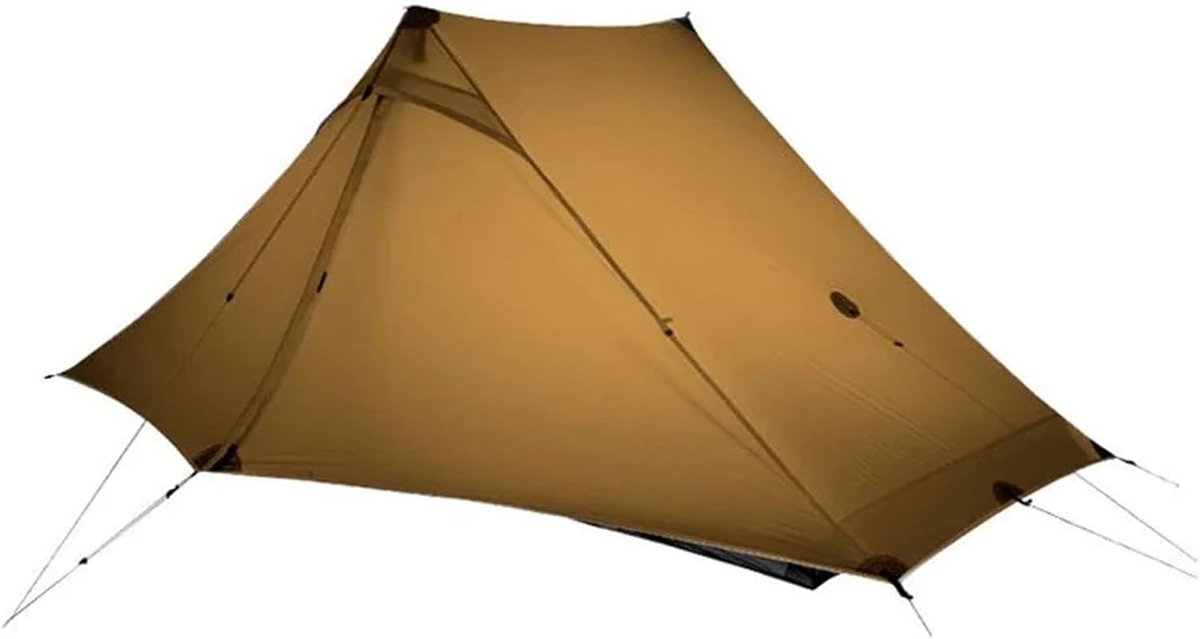 3FULGEAR Lanshan 2 Pro Ultralichte tent voor 2 personen, 3/4 seizoen, 20D Silnylon trekkingstok, tent voor backpacken, wandelen, kamperen, klimmen