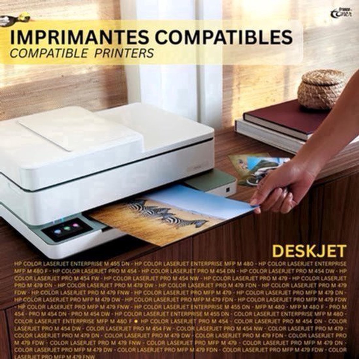 415A - Lasertoner compatibel met HP 415A - Geel standaardformaat - voor HP Color Laserjet Enterprise M 455 DN - MFP M 480 - MFP M 480 F - Pro M 454 - Pro M 454 DN - Pro M 454 DW