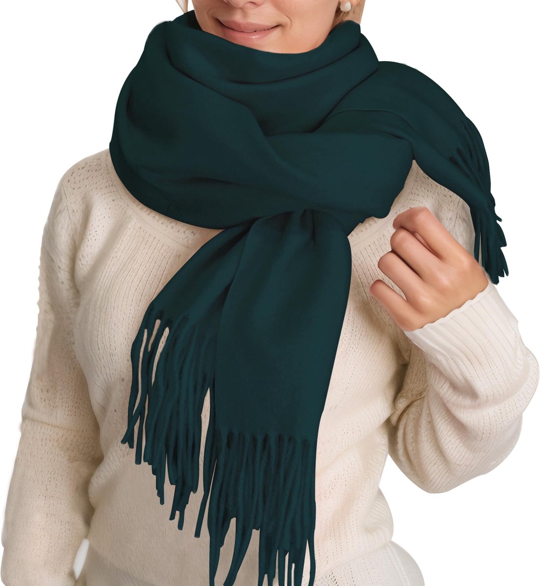 ehsbuy Verjaardag Gifts voor vrouwen Kasjmier Winter Sjaal voor vrouwen Grote zachte warme sjaals Pashmina Sjaals en wraps voor Kerstmis Wedding 's avonds