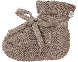 Noppies Nelson slofjes voor baby's - taupe