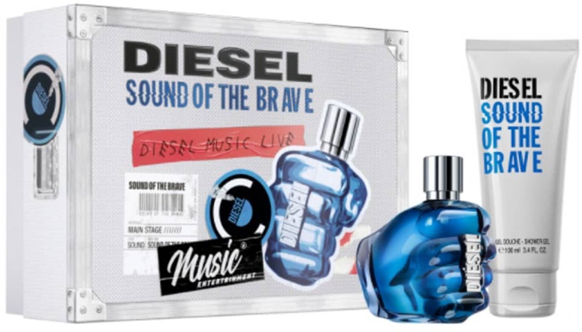 Diesel Sound of the Brave Geschenkset – Eau de Toilette 50 ml + Shower Gel 100 ml