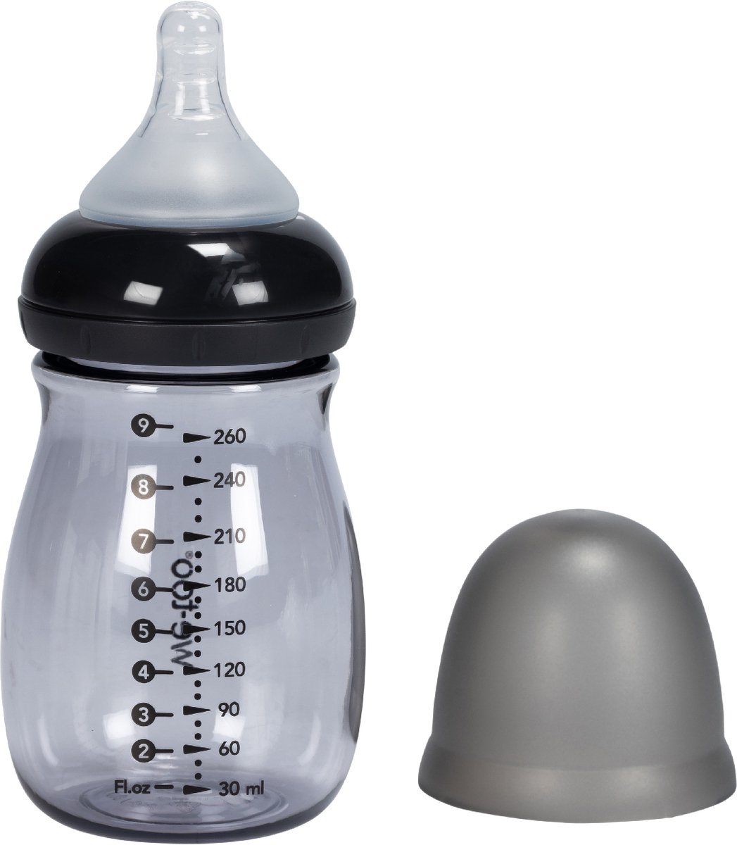 We-Too Standaardfles PPSU - 260 ml - Black
