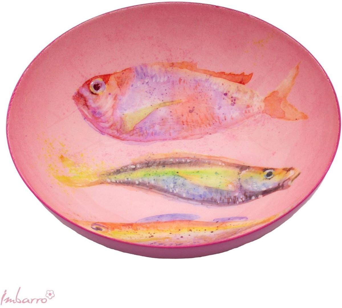 Imbarro Home & Fashion - Bowl El Pez XL - Multi, Roze - 30 X 30 cm