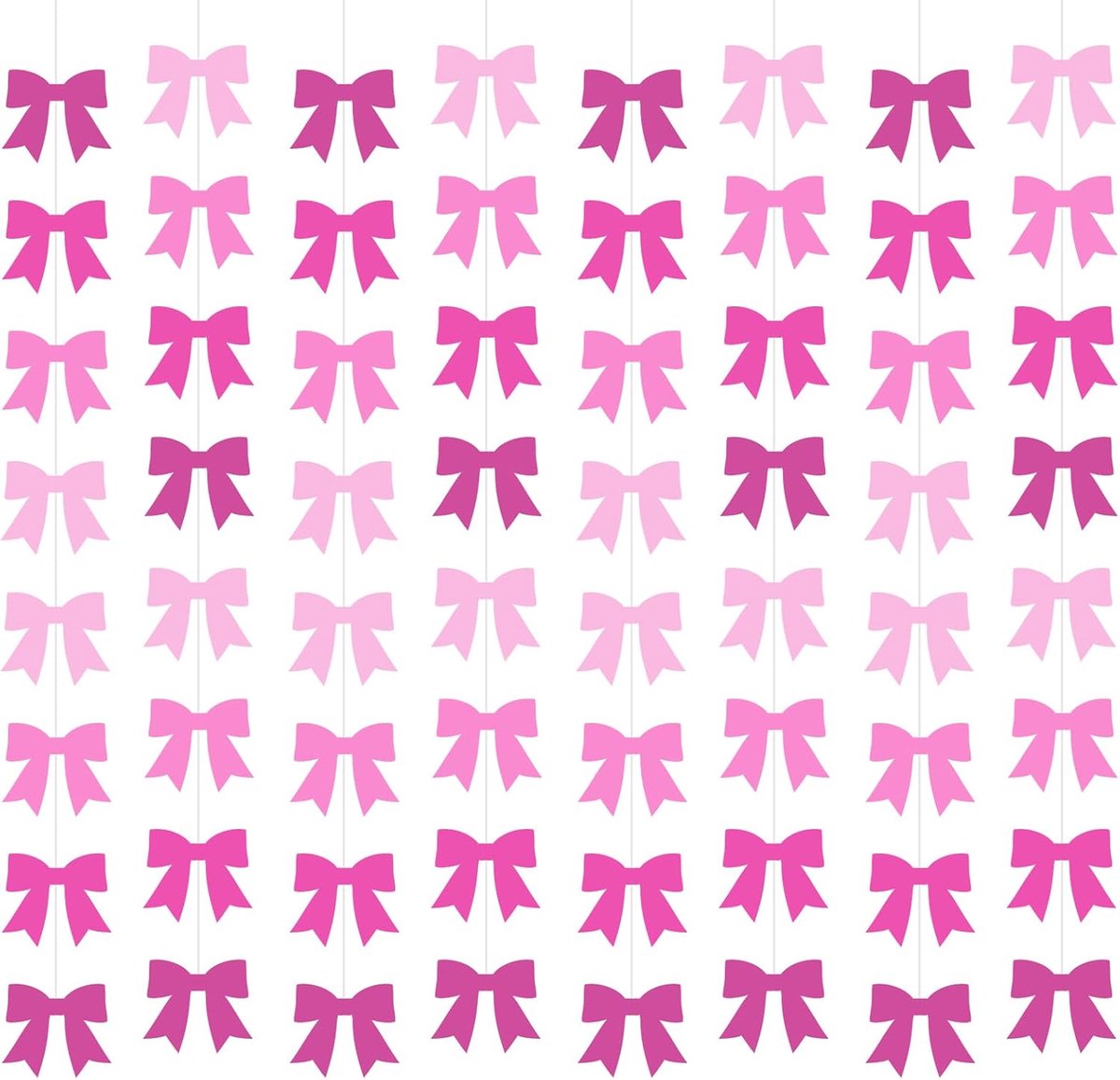 8 stuks boog slinger decoraties, roze verjaardag decoraties opknoping banner boog thema verjaardag decor achtergrond coquette verjaardag decoraties, boog decor voor vrouwen thuis verjaardagsfeestje