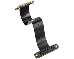 10Gtek PCIe 3.0 Extension Cable, X4 to X4, M to F, Straight to 270°, Cable Length 15cm, P322MF1315 - ShopVlot