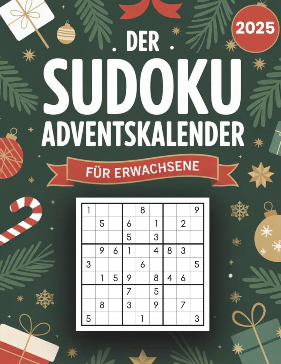 Der Sudoku Adventskalender für Erwachsene: Weihnachtlicher Rätselspaß mit 144 Sudokus von leicht bis schwer. Das - ShopVlot