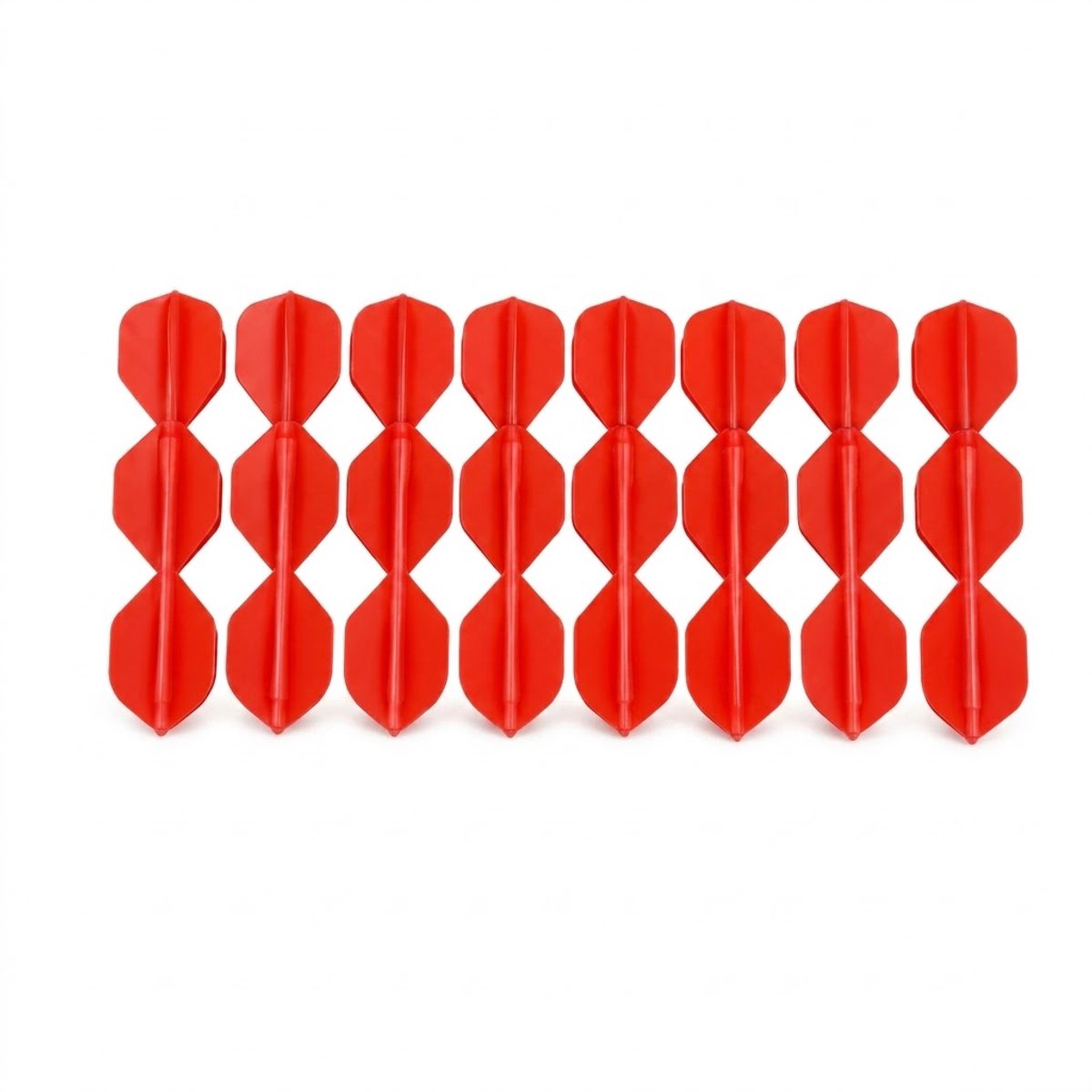 Rood transparant dart flights k flex flights set unisex 27 stuks geïntegreerde shaft flight wings 2BA standaard vorm kunststof POM