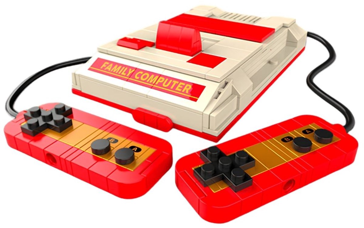 Jaki JK8213 Retro Classic Game Console bouwset | Gaming icons creator modelbouw | Console computer constructie educatief speelgoed bouwpakketten voor volwassenen & kinderen | DIY PC expert behuizing geschikt voor lego | Bouwdoos met 228 bouwstenen