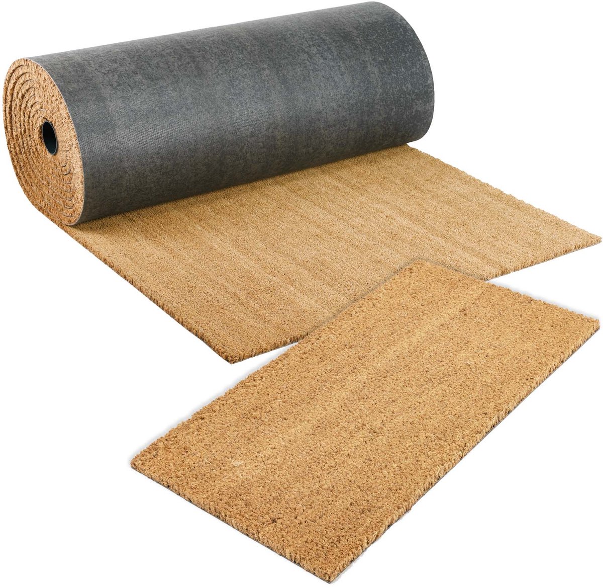 ANRO Kokosmat 30x100 cm - Dikte 20 mm - Antislip Bruin