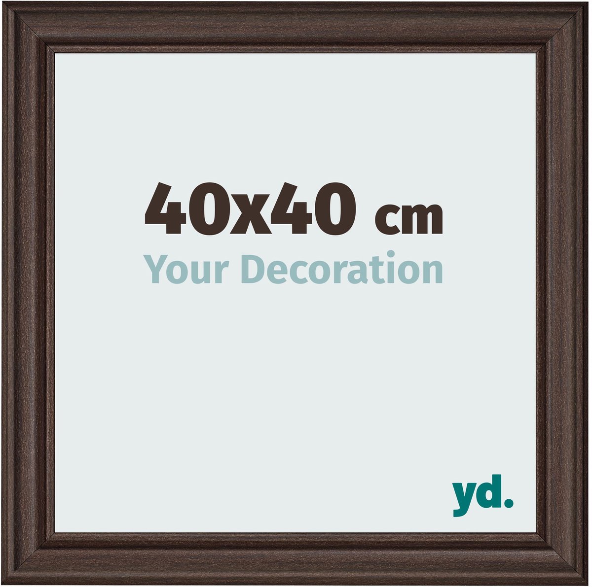 yd. Your Decoration - Fotolijst 40x40 cm - MDF - Eiken Donker - Lazio