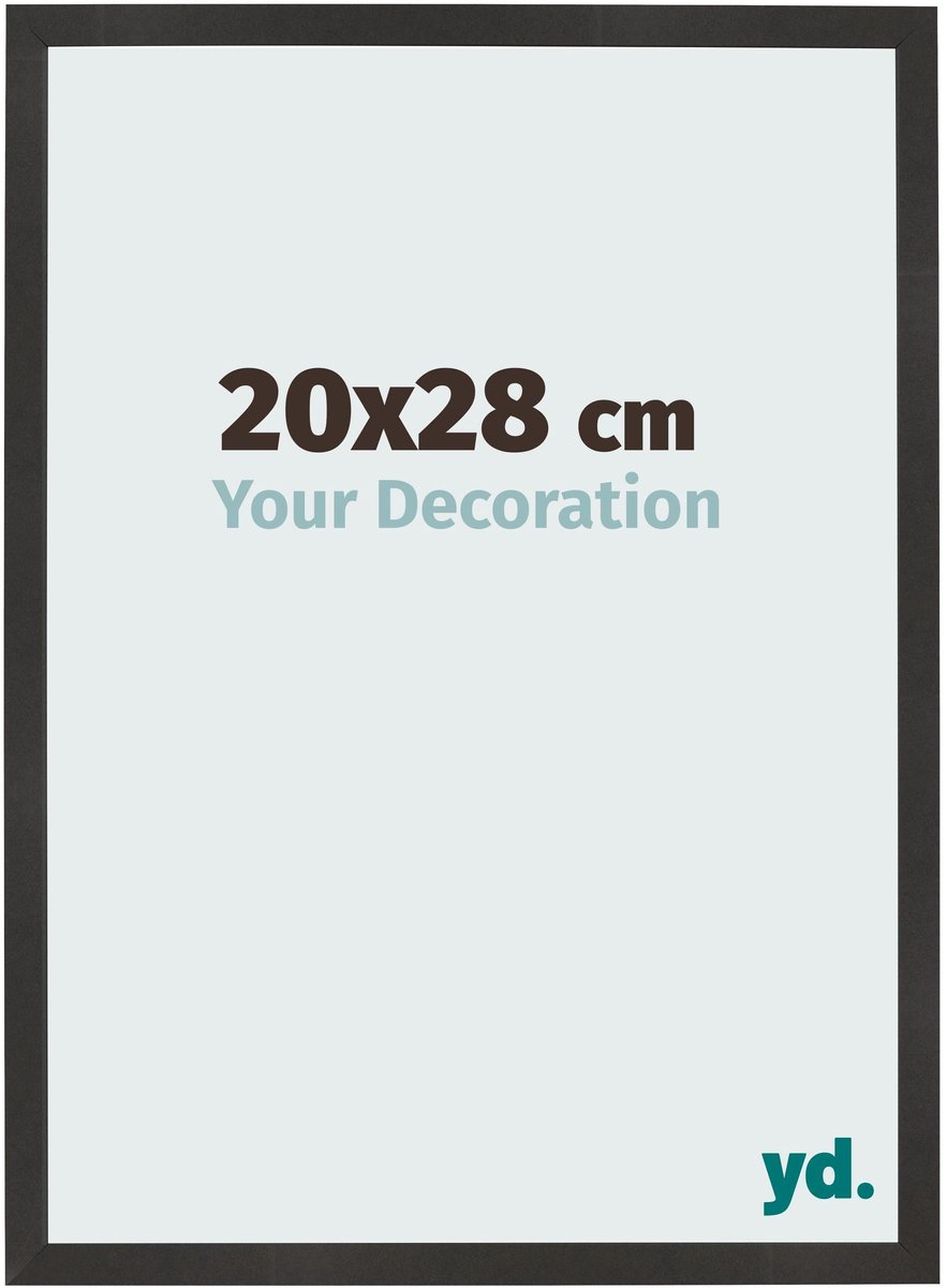 yd. Your Decoration - Fotolijst 20x28 cm - MDF - Zwart Mat - Bologna