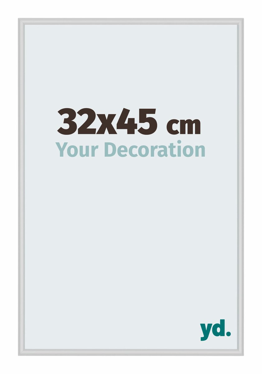 yd. Your Decoration - Fotolijst 32x45 cm - Aluminium - Zilver Mat - Miami