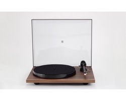 Rega Planar 1 Platenspeler - Carbon Cartridge - Walnoot