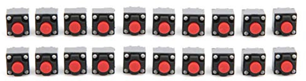 20st 6x6x7.3mm tactiele drukknop microschakelaar waterdichte kortstondige toetsschakelaar huishoudelijke apparaten veiligheidsuitrusting speelgoed elektronische producten