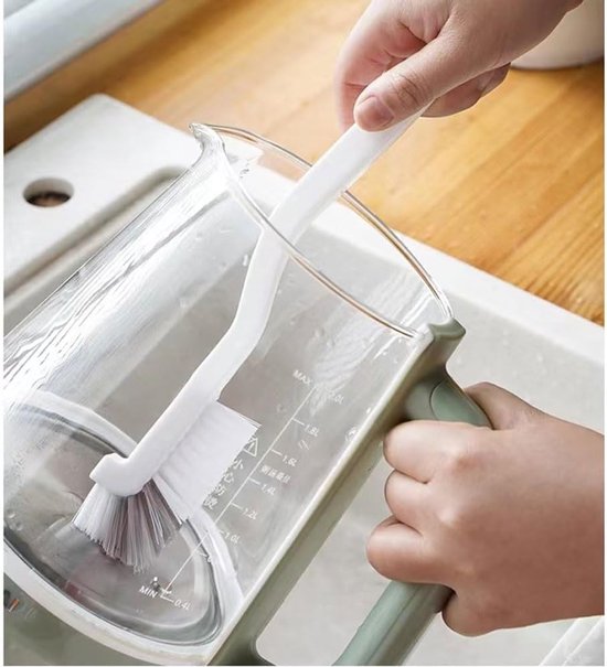Borstelset Reiniging - Voegen Borstels - Grondig Schoonmaken - Metaal en Kop - 32 x 17 cm - Multicolor — afbeelding 2