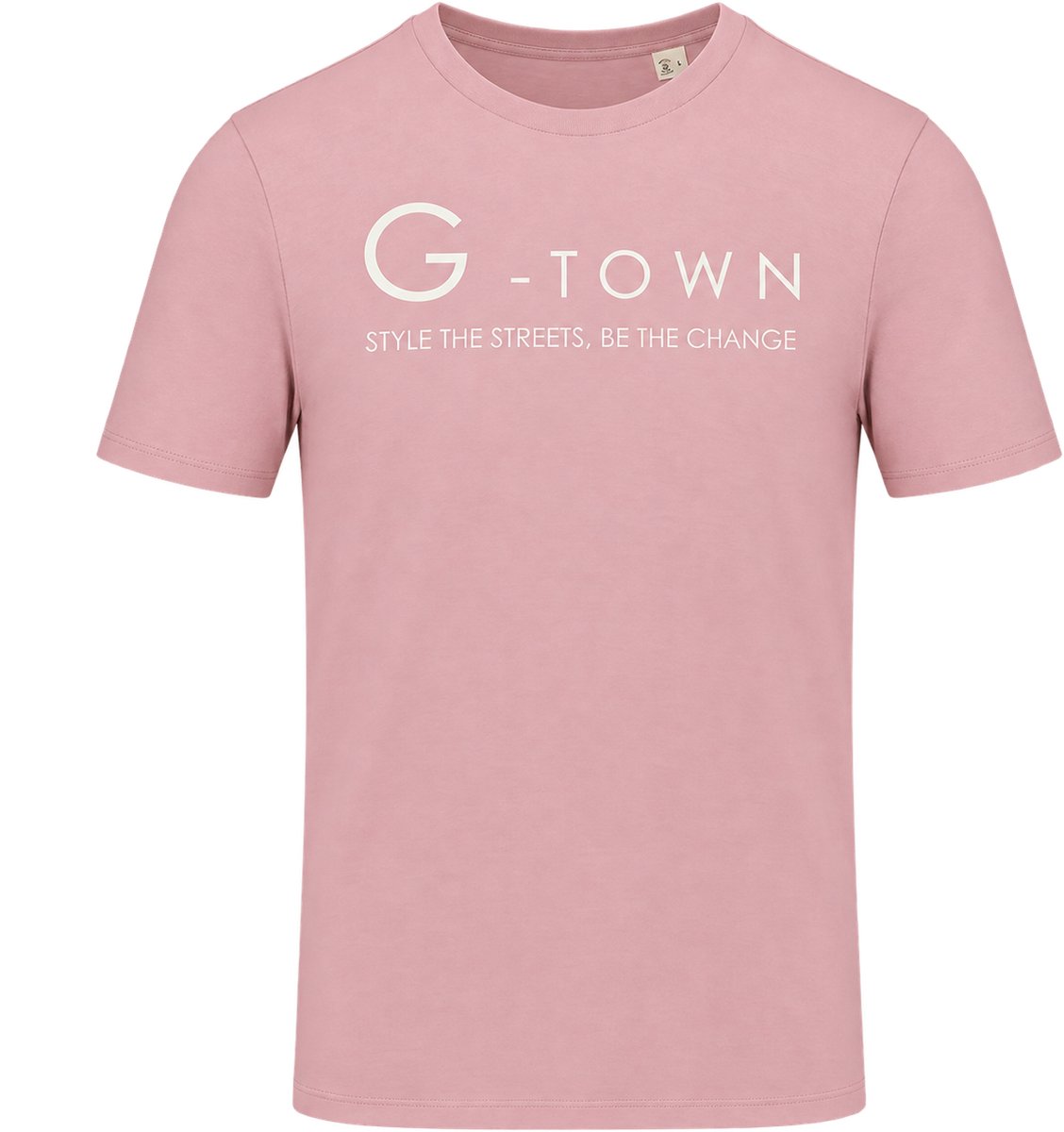 G-TOWN Re-Form – T-shirt – Heren – Maat M – Roze