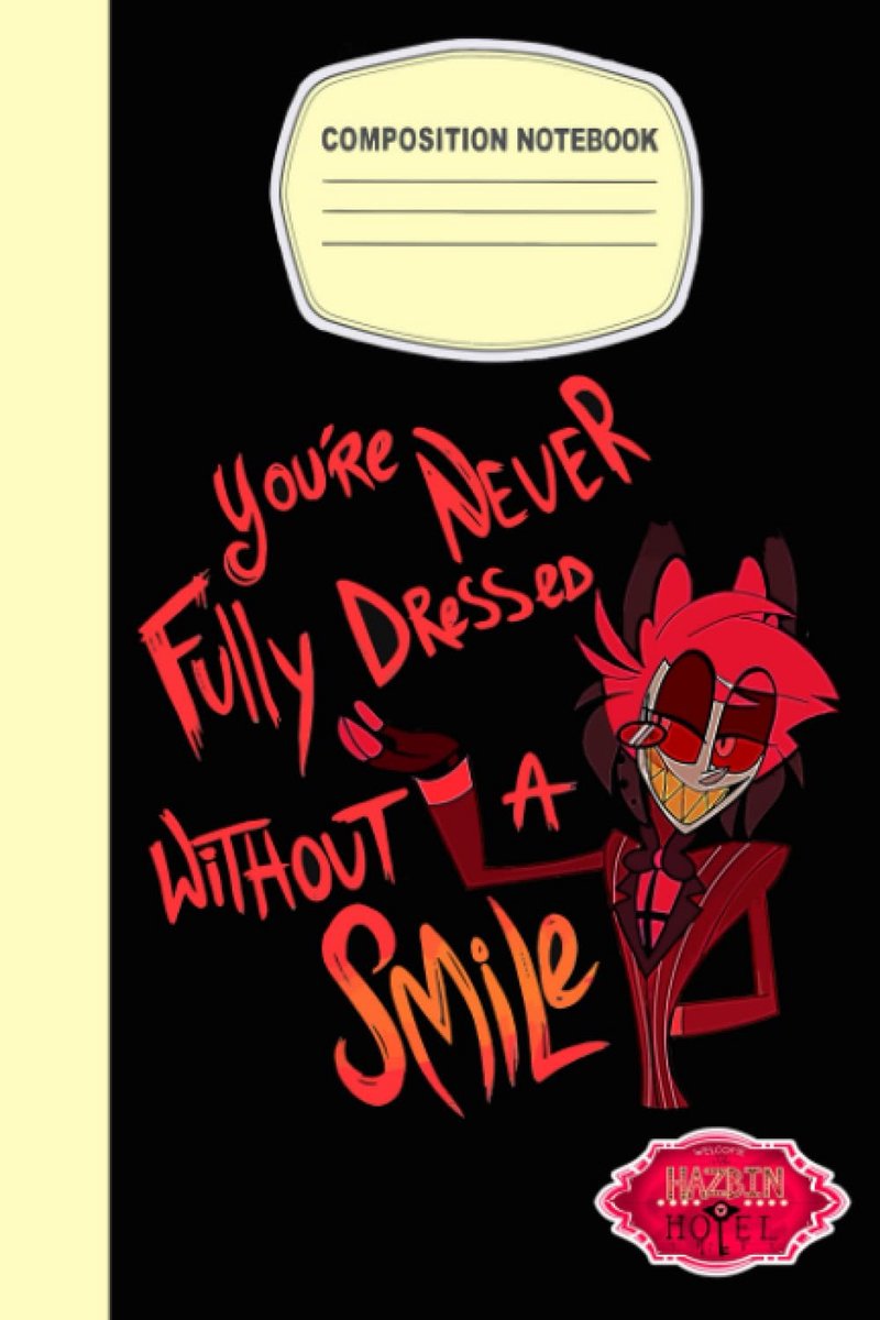 Hazbin Hote Notebook Animated for Fan Men Teen Women Kid: Hazbin Hote Composition Notebook - ShopVlot