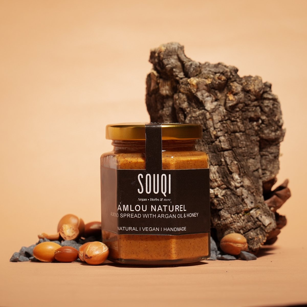 Souqi Amlou Amandelpasta 200g - Marokkaanse Notenpasta