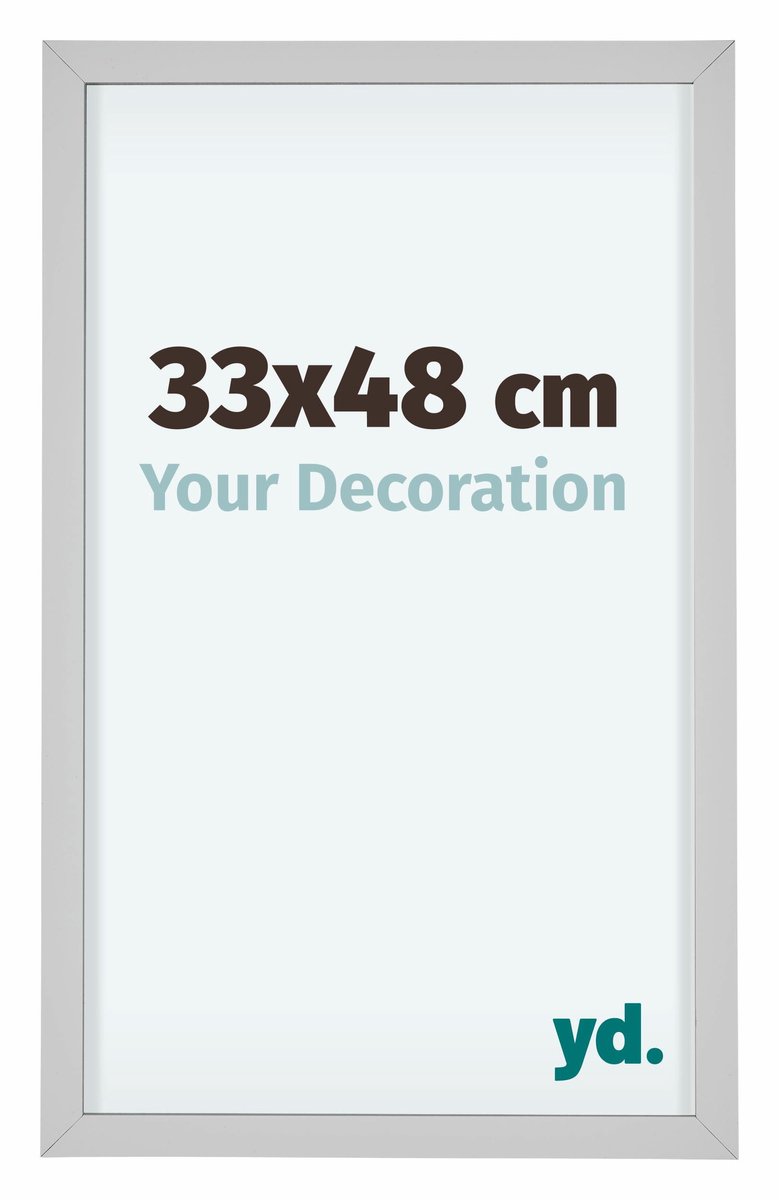 yd. Your Decoration - Fotolijst 33x48 cm - Aluminium - Wit - Virginia