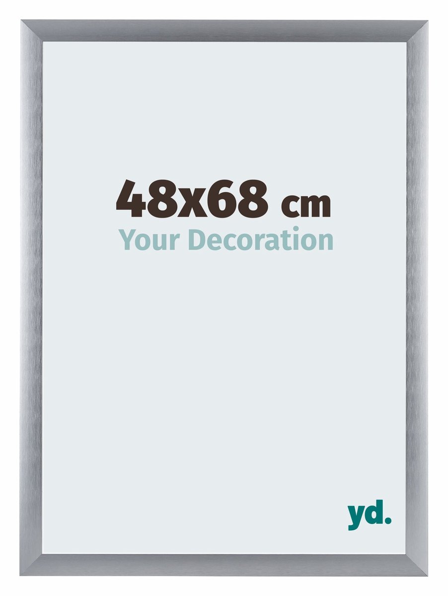 yd. Your Decoration - Fotolijst 48x68 cm - Aluminium - Zilver Geborsteld - Tucson
