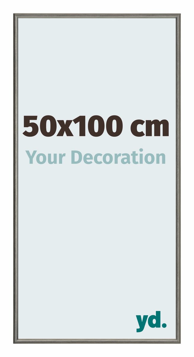 yd. Your Decoration - Fotolijst 50x100 cm - Aluminium - Mercury Structuur - New York