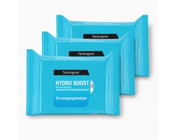 Neutrogena Hydro Boost Ultrazachte Reinigingsdoekjes met Hyaluronzuur, Verwijdert Waterproof…