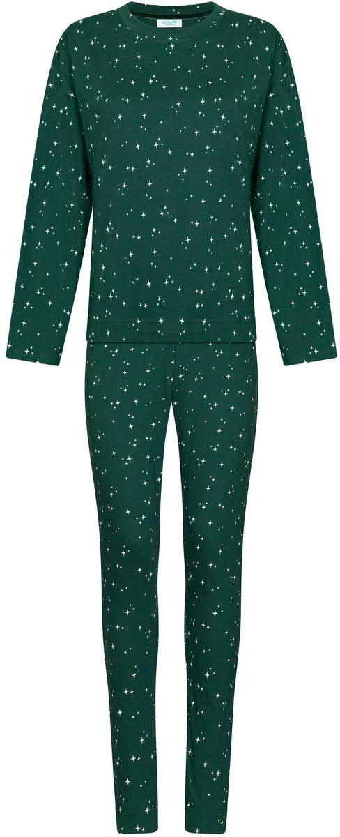 MyRebelle - Cozy - Pyjama - Katoen - Groen - Maat 38