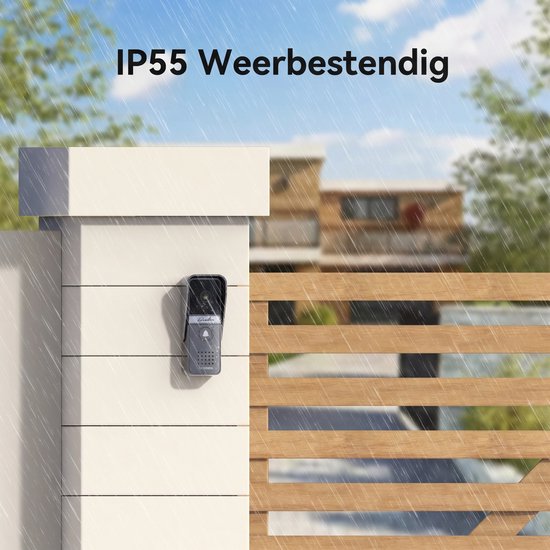 Tremeo Video Deurbel met Camera en 7 Inch kleurenscherm - Met Nachtzichtfunctie - 120° Groothoekcamera - Tweerichtingsaudio — afbeelding 3