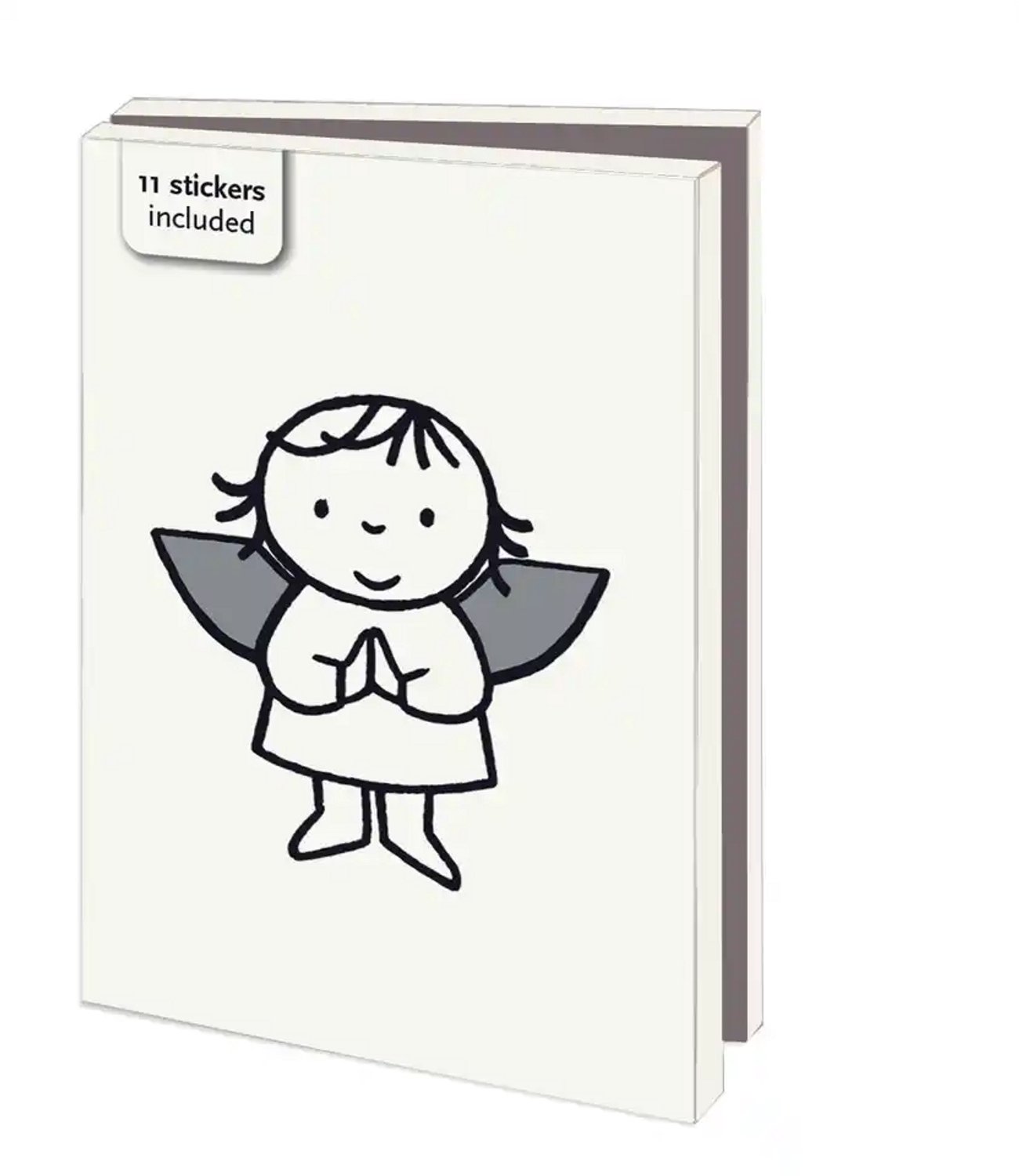 Kerstkaarten 10x - Kaartenmapje met env. Klein - Engelen, Dick Bruna - 2x5 motieven